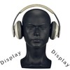Male Mannequin Head Professional Manikin Training Head for Display Headphone
