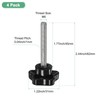 M METERXITY 4pcs Star Clamp Knobs M6x45mm Male Thread Hand