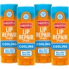 O'Keeffe's Lápiz labial reparador, protector e hidratante, paquete de 4