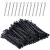 MORGLES 120Pcs Bobby Pins Black, 2Inches Bobby Hair Pins Bulk