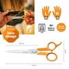 Fiskars Classic Hair Scissors, with Finger Rest, Right- and Left-Handed,