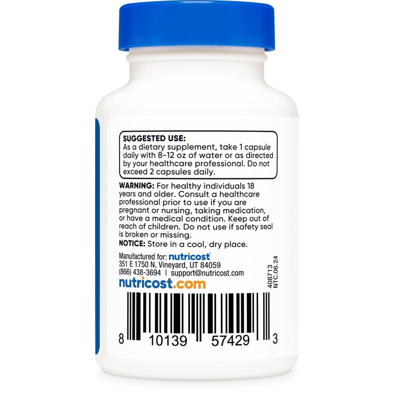 Nutricost Boron Capsules 5mg, 30 Vegetarian Capsules - Gluten Free