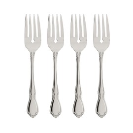Oneida Chateau Fine Flatware Set, 18/8 Stainless, Set of 4 Salad Forks