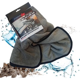 Toalla Secado de Microfibra Grande 90 X 60 cm Extra Suave No Raya el Auto o Moto para Lavado o Secado Automotriz