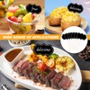 Party Food Labels for Buffet, 56 Pieces Food Label Flags