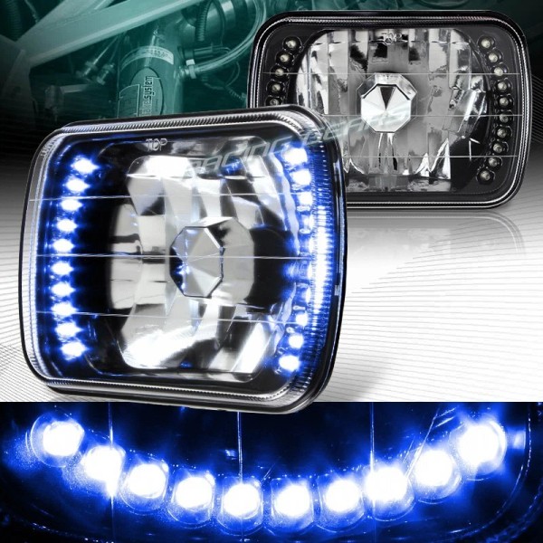 Racing_Gear 7"X6" H6014 H6052 H6054 SQUARE SEALED BEAM BLACK HOUSING