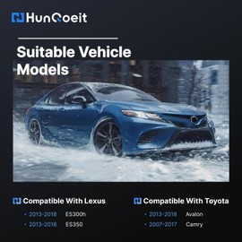 Hunqoeit K750123 2Pcs Front Stabilizer Sway Bar End Links Compatible with Toyota 2013-2018 Avalon, 2007 2008 2009 2010 2011 2012 2013 2014 2015 2016 2017 Camry, Fit for Lexus 2013-2018 ES300h/ ES350