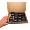 SKIR'CO (12 pcs) Fence Post Caps, Square 50 x 50