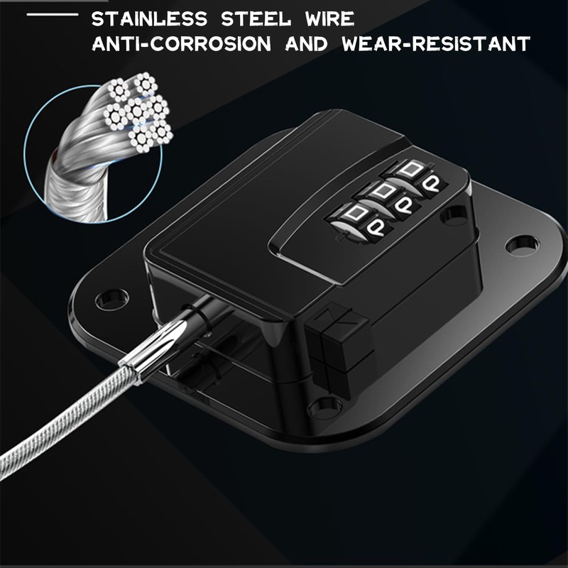 Pack of 2 Fridge Lock for Child Safety Fridge Lock