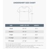 DAVID ARCHY Men's Undershirt Bamboo Rayon Moisture-Wicking T-Shirts Stretch Crewneck