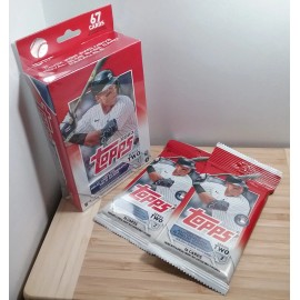 2023 Topps Series 2 Baseball Hanger Box + Series 2 Retail Packs (x2)