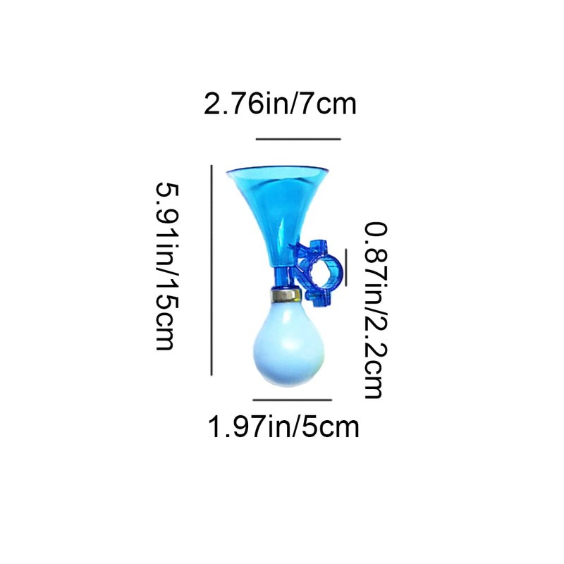 Manually Bike Bugle Loudspeaker Siren Hooter Snail Air Horn Cycle