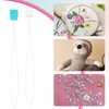 10 PCS Punch Needle Threader 7.87 Inch Long Threader for