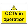 Pack of 2 Warning CCTV in Operation Surveillance Signs Stickers