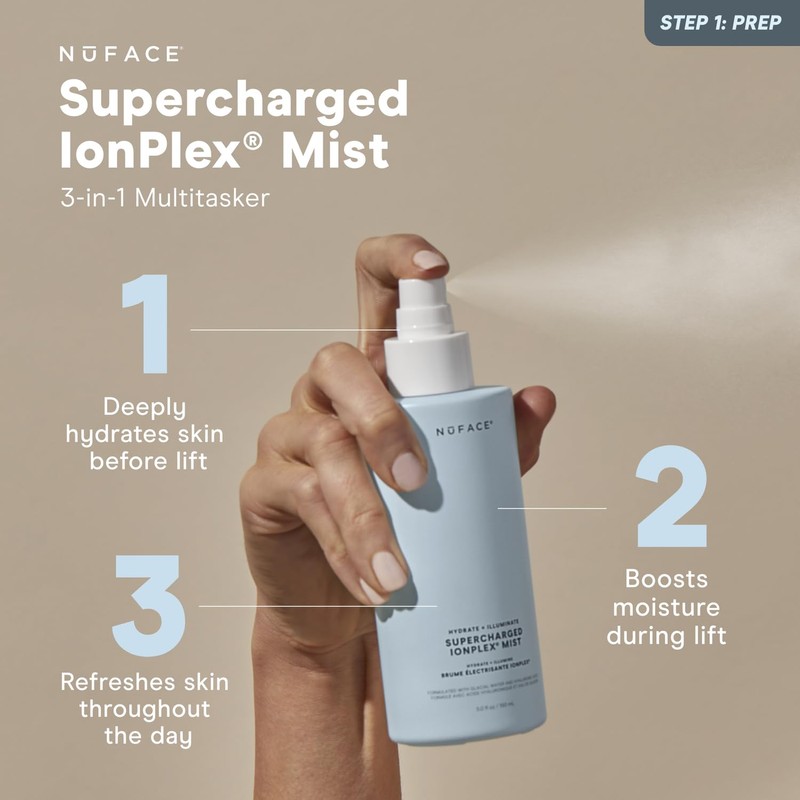 NuFACE Supercharged IonPlex Facial Mist (5 fl oz)