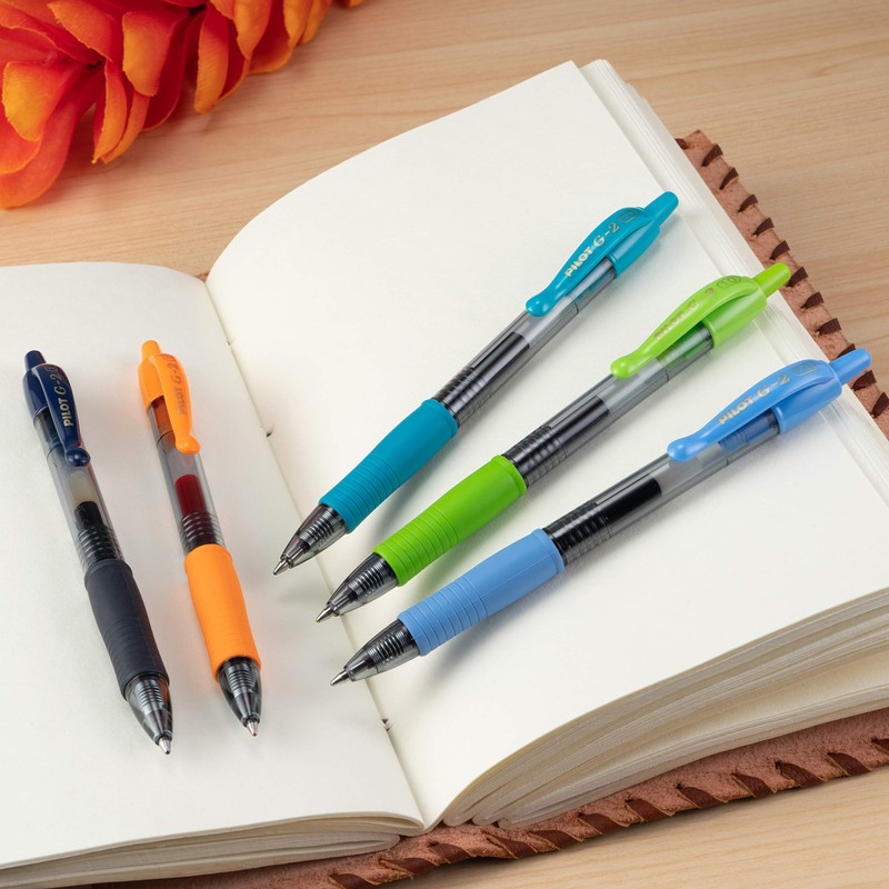 Pilot G2 Premium Retractable Gel-Ink Rolling Ball Pens, Bold Point