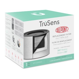Leitz Trusens Replacement Dupont Filter 3-in-1 Drum for TruSens Z-2000 Air Purifier, Silver/Black