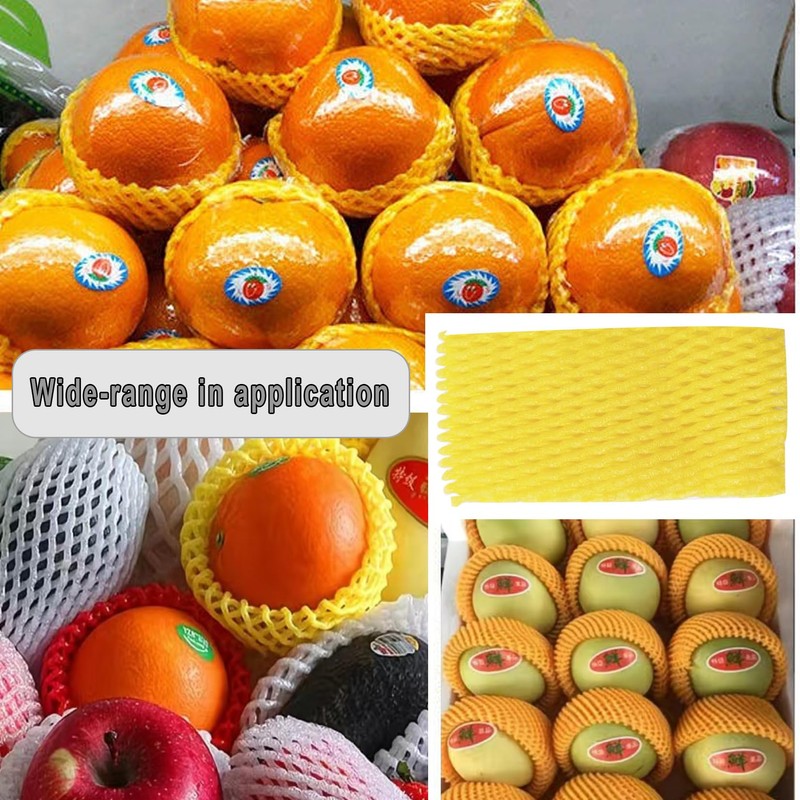 Fruit Protection Mesh Bags, Foam Mesh Keep Safe Sleeves14x7cm, 50PCS