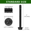 Mellewell #10 x 3 Hex Washer Head Self Drilling Screws,