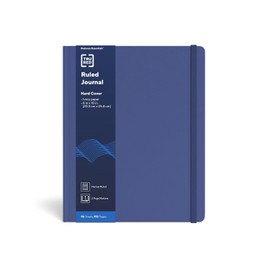 TRU RED Large Hard Cover Ruled Journal, Blue (TR55581)