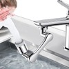 1080° Rotating Faucet Extender, 2 Water Outlet Modes Brass Faucet