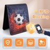 Kids Wallet, Soccer Boys Wallet for Kids Ages 5-7 8-10