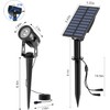T-SUN Solar Spotlights, 2-in-1 Solar Landscape Spotlights with 9.8ft Cable,