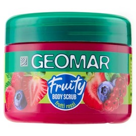 GEOMAR | Fruity Body Scrub Frutti Rossi, Made in Italy, 300 g