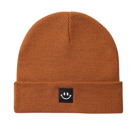 MaxNova Newborn Beanies for Boys 6-12 Months,12-36 Months Dark Orange