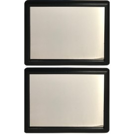 Black Visor Vanity Mirror Pack of 2
