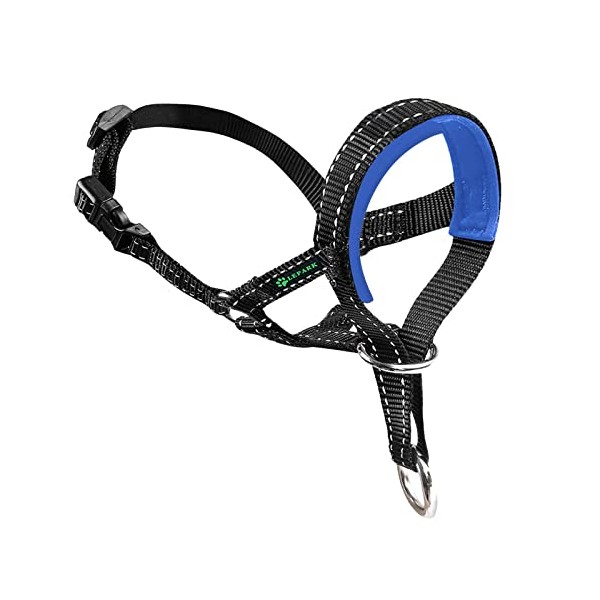 Dog Head Halter with Reflective Safety Strap Stop Dog's Pulling,