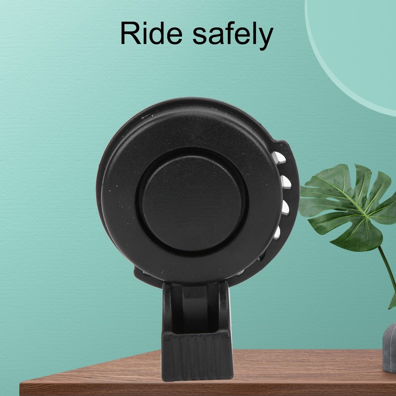 Bicycle Electric Horn Handlebar IP65 120dB USB Charging 3 Sound