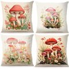 Wasise Mushroom Cushion Cover - 45 X 45CM Mushroom Cushion,