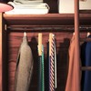 HANGERWORLD Wooden 20 Bar Tie Belt Rack Accessory Organiser Coat