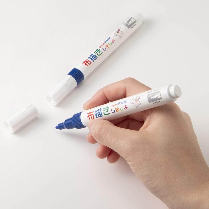 Marvy DecoFabric II Fabric Marker No. 3 Blue, Set of