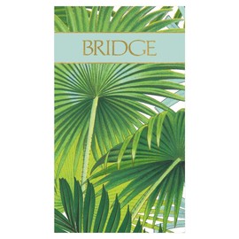 Caspari Palm Fronds Bridge Score Keeping Pad, 1 Count, 39 Pages