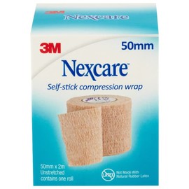 Nexcare Buy Nexcare Self Stick Compression Wrap 50mm x 2m Tan 1 Pack Online | Chempro Chemists