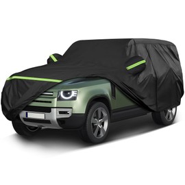 QUNSUNUS 6 Layer Car Cover for Land Rover Defender 2020-2025, Car Cover Waterproof All Weather 210D Windproof Custom Fit for Land Rover Defender 110 4-Door
