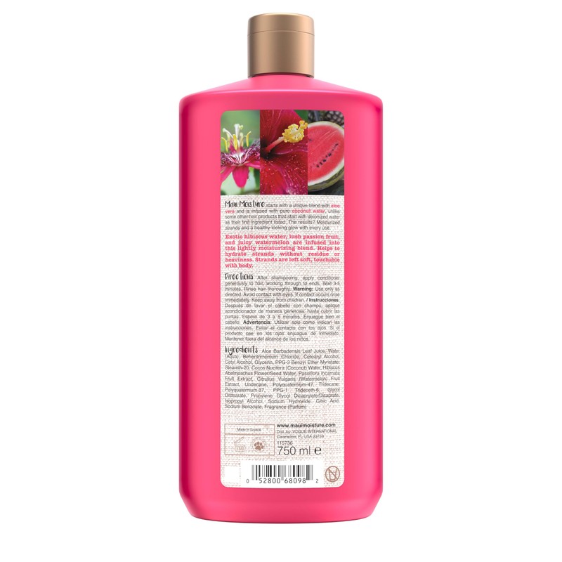 Maui Moisture Lightweight Hydration + Hibiscus Water Conditioner, Nourishing Conditioner