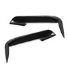 2pcs Front Bumper Vent Canard Splitter Left Right ABS Wind
