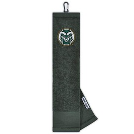Team Effort Colorado State Rams Face/Club Tri-Fold Embroidered Towel