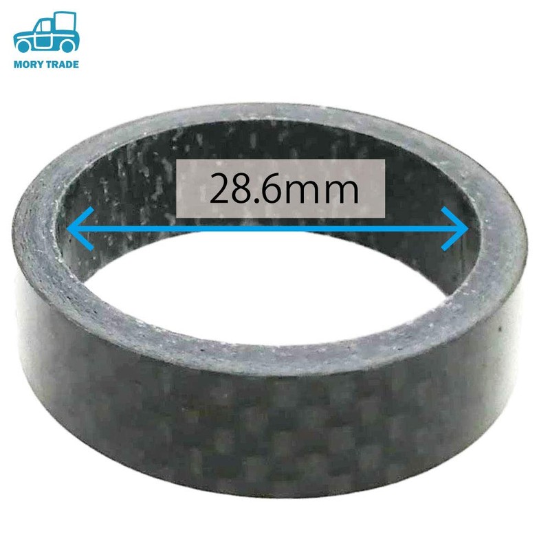 morytrade Stem Spacers Column Head Ahead Spacer Carbon 28.6mm 1-1/8