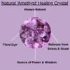 Detox Healing Crystal + 25 Guide Cards - Amethyst Crystal