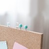 jojofuny Small Cork Board Tabletop Cork Board Bulletin Wood Pin