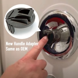 Welvzen Replacement for 109113 Plastic Adapter, Shower Handle Replacement Parts for Bathtub Faucet Valve Repair Kit with Retaining Clips- 2 Pack