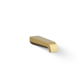 Kohler 30105-2MB Pitch Wall-Mount Non-Diverter Bath Spout, Vibrant Brushed Moderne Brass