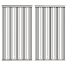 Shengyongh SS15375 (2 Pack) Stainless Steel Grill Grate for TEC Gas Grill Patio II & Sterling II, ﻿Cooking Grates