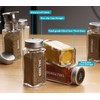 Antimbee 40-Pack 3.5 OZ Glass Spice Jars with 324 Labels,