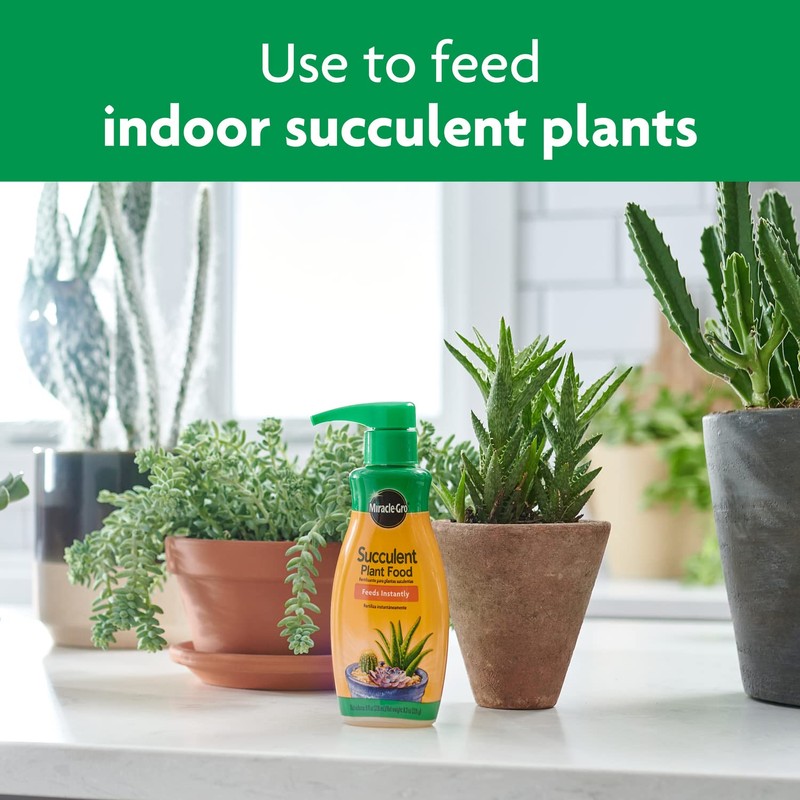 Miracle-Gro Succulent Plant Food, Liquid Plant Food for All Indoor
