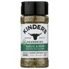 KINDERS Organic Garlic Herb Sea Salt & Lemon Seasoning, 3.2